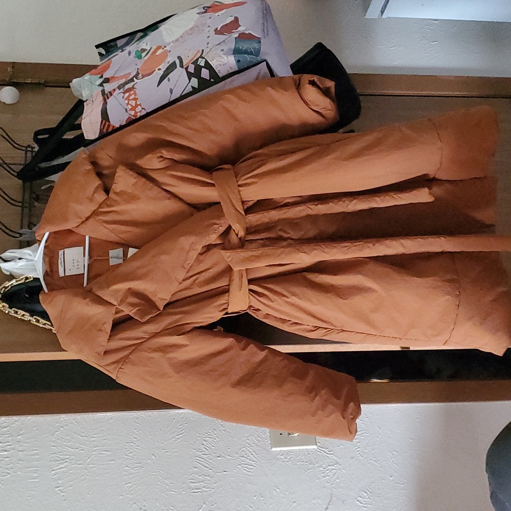 A New Day Brown Long Coat Jacket Oversized